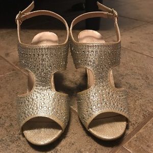 Rose Gold De Blossom Collection Sparkling Heels
